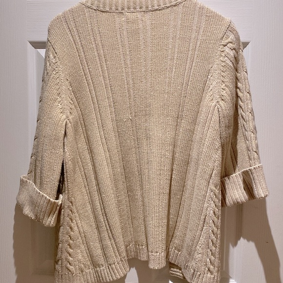 Charter Club Women’s Cable Knit Sweater Cardigan - Picture 5 of 6